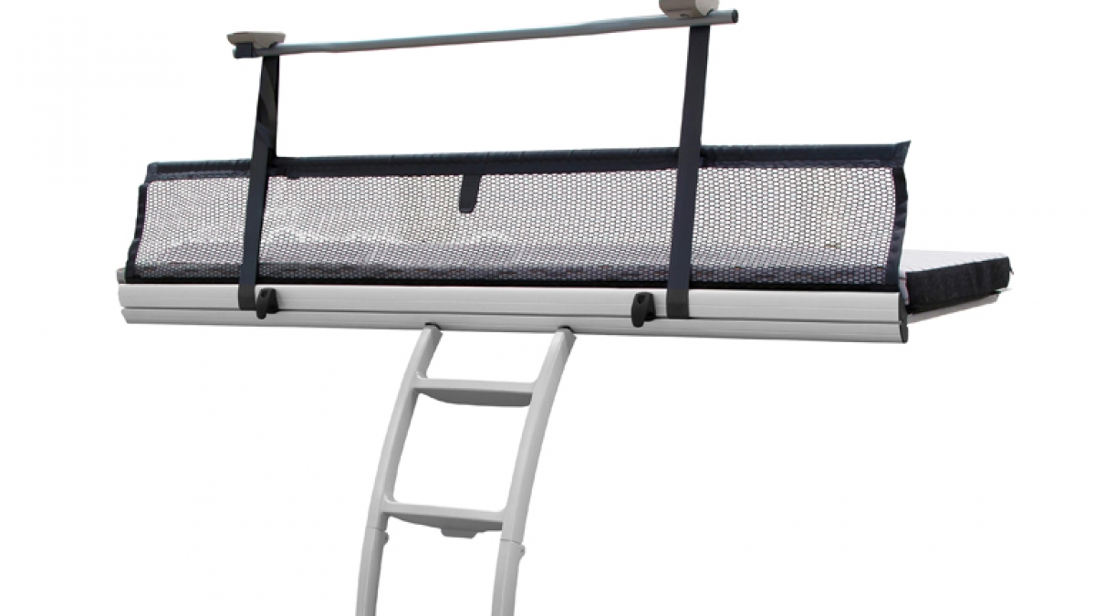 Berco - DAF Truck Upper Bed Mattress Aluminum Ladder Safety Net Pull Bar