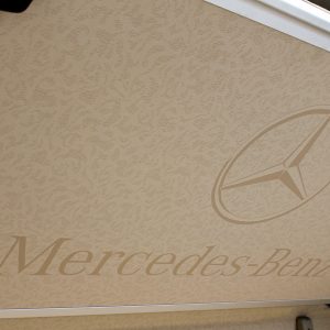 Berco - Daimler Mercedes Truck Actros Interior upper Bunk Bed Logo Fabric Textile Cab Automotive Product