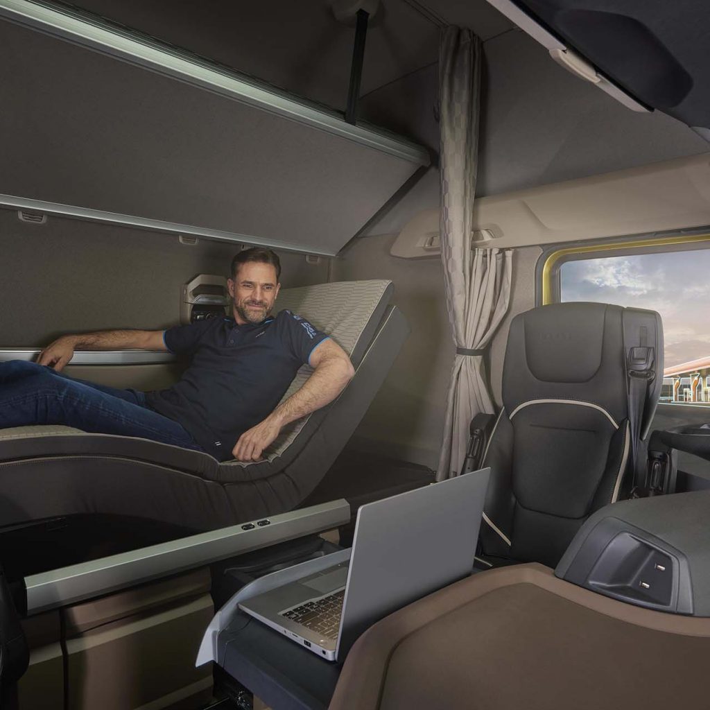 Berco - DAF New Generation Truck Interior Relax Bed Comfort
