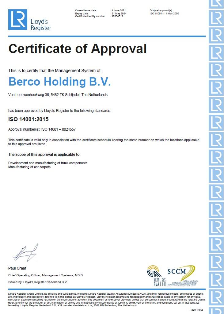 BTC ISO 14001